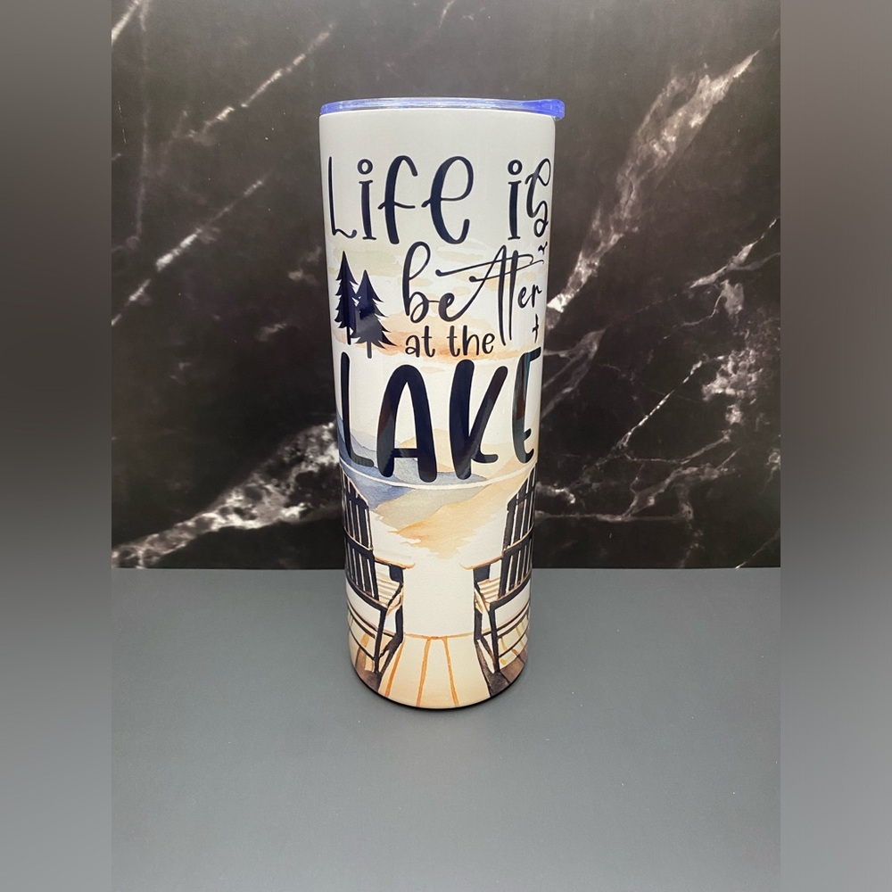 Life Is Better At The Lake - 20oz Tumbler Cup